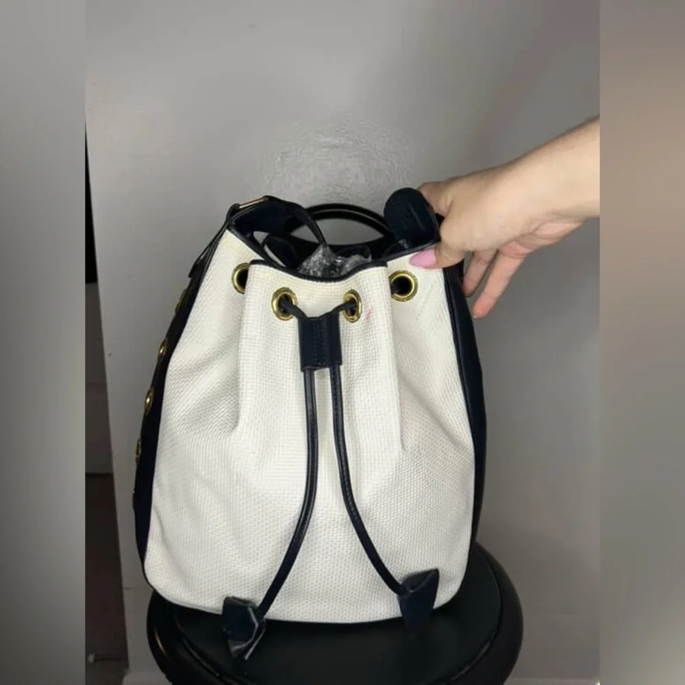 Yves Saint Laurent (YSL) drawstring bucket bag Vintage